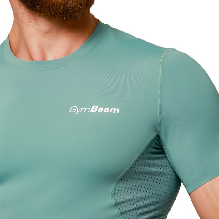 Mid Compression T-shirt Blue - GymBeam M