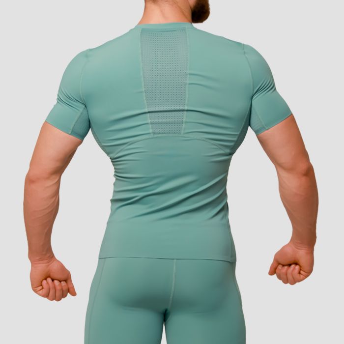 Mid Compression T-shirt Blue - GymBeam M