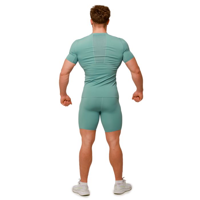 Mid Compression T-shirt Blue - GymBeam M