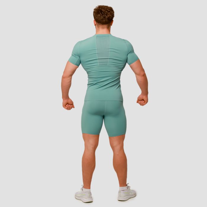 Mid Compression T-shirt Blue - GymBeam M