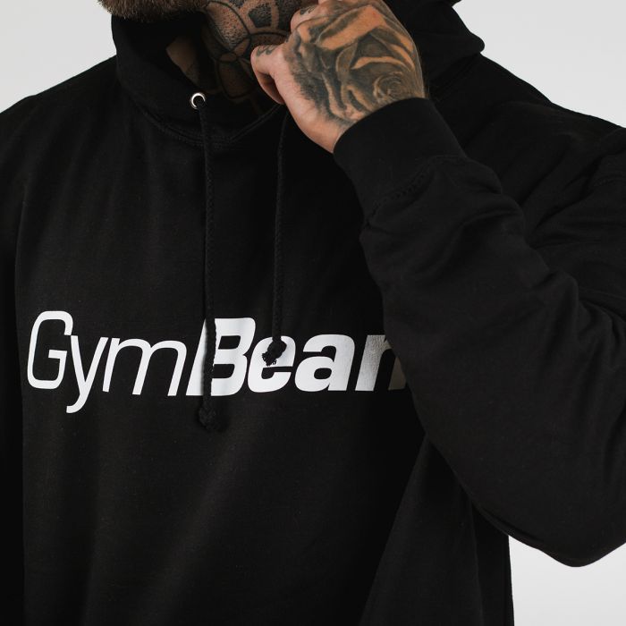 Men‘s PRO Hoodie Black - GymBeam XL