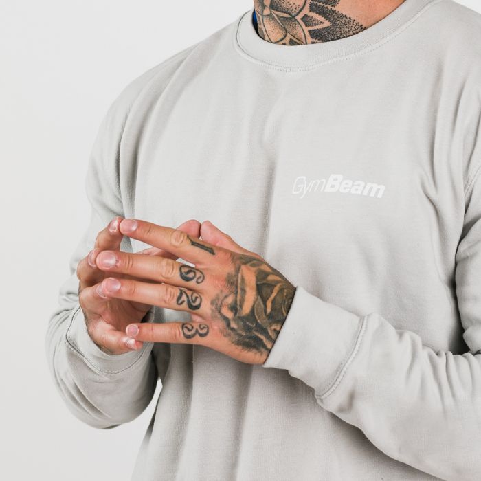 Sweatshirt PRO Jumper Moon Grey - GymBeam XL