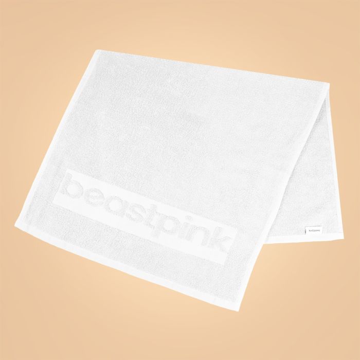Mini Fitness Towel White - BeastPink single_variant