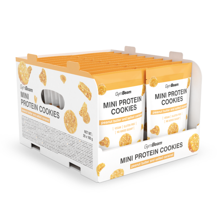Mini Protein Cookies - GymBeam 100 g - peanut butter chocolate