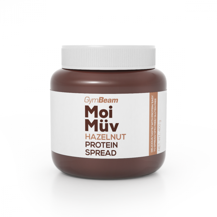 MoiMüv Protein Spread - GymBeam 400 g - salted caramel