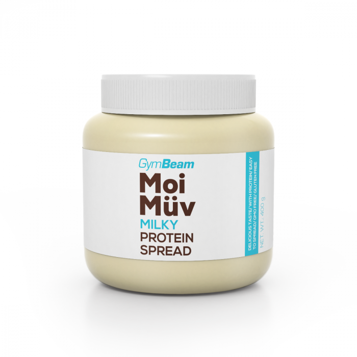 MoiMüv Protein Spread - GymBeam 400 g - salted caramel