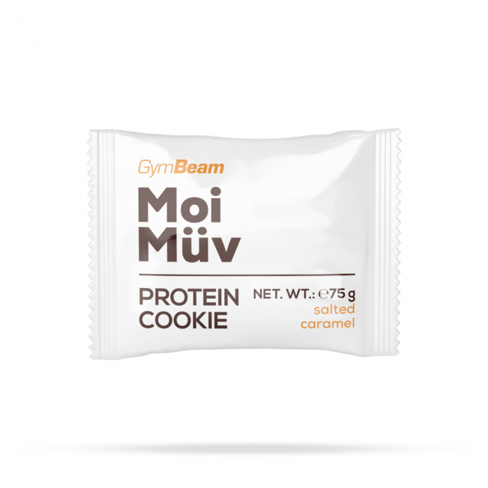 MoiMüv Protein Cookie - GymBeam lemon and white chocolate - 75 g