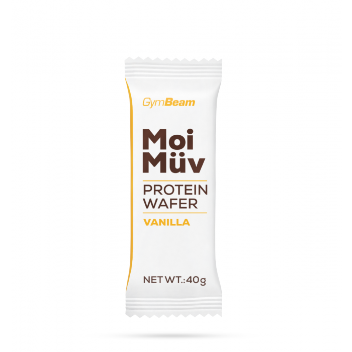 MoiMüv Protein Wafer - GymBeam 40 g - hazelnut