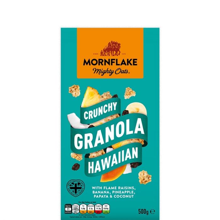 Crunchy Granola Hawaiian 500 g - Mornflake 500 g