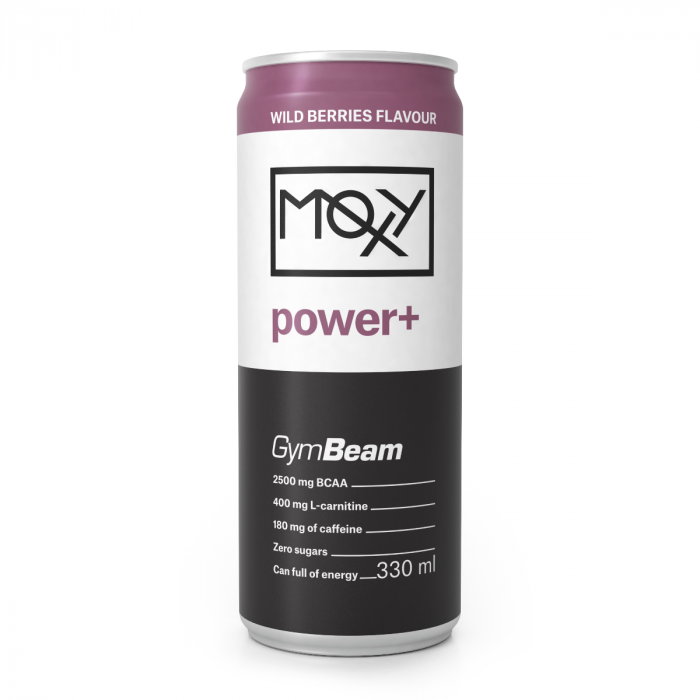 Moxy Power+ Energy Drink 330 ml - GymBeam mango maracuja - 330 ml