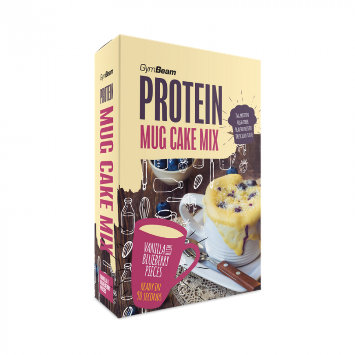Proteínový Mug Cake Mix 500 g - GymBeam chocolate with choco chips