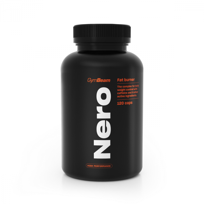 Spaľovač tukov Nero - GymBeam unflavored - 120 caps