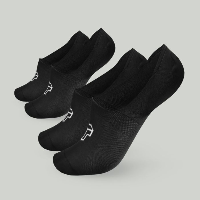 No-show Socks 2Pack Black - STRIX S