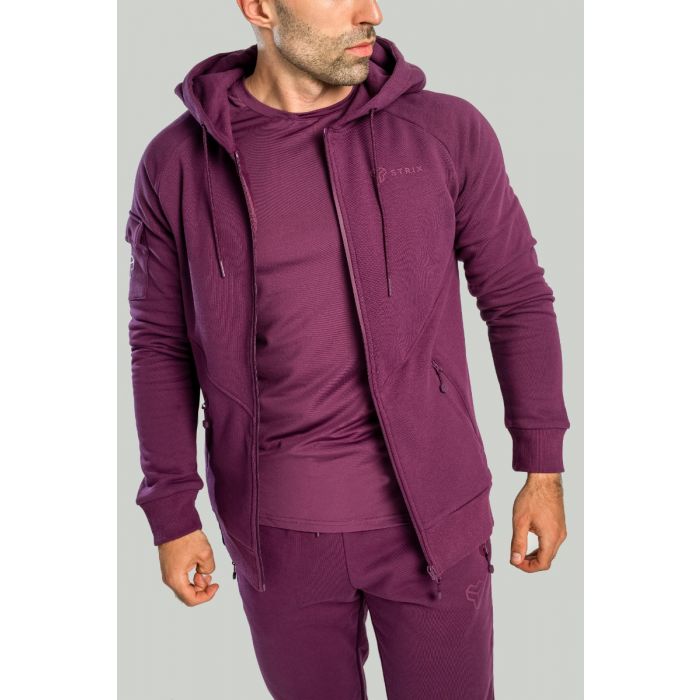 Nova Zip Up Hoodie Plum - STRIX S