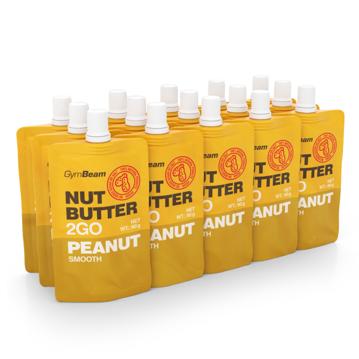 Nut Butter 2GO - peanut butter - GymBeam 80 g