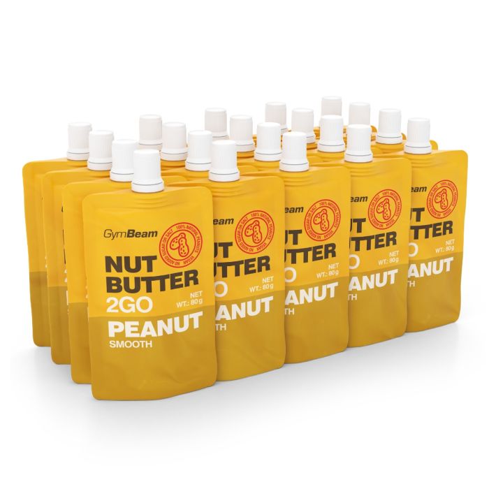 Nut Butter 2GO - peanut butter - GymBeam 80 g