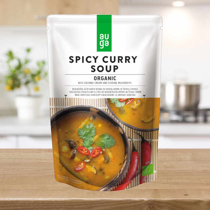 Organic Spicy curry soup - Activus 400 g