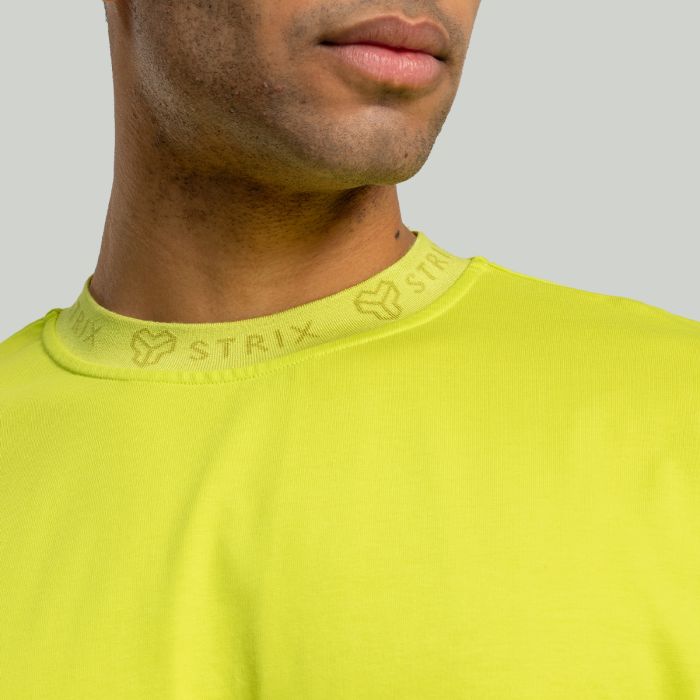 Oversized Heavy Tee Chartreuse - STRIX L