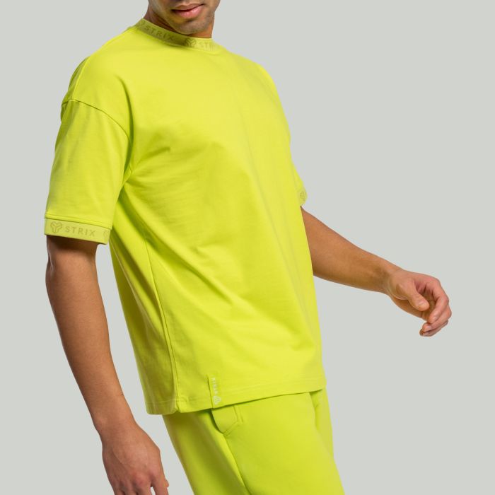 Oversized Heavy Tee Chartreuse - STRIX L