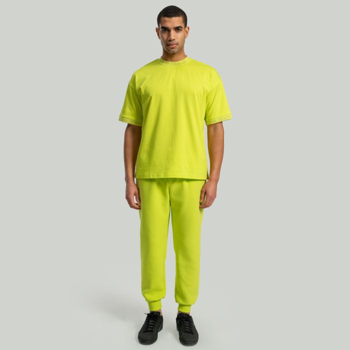 Oversized Heavy Tee Chartreuse - STRIX L