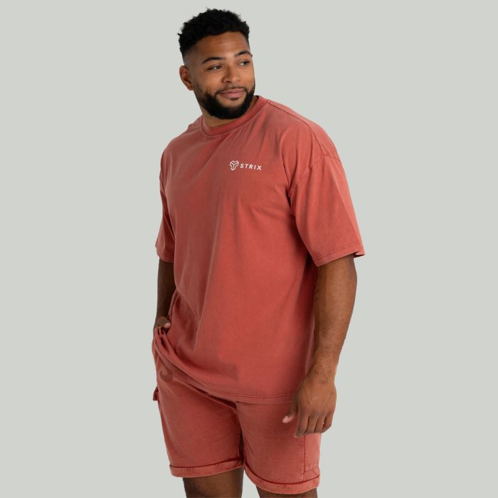 Oversized Tee Washed Terra - STRIX L