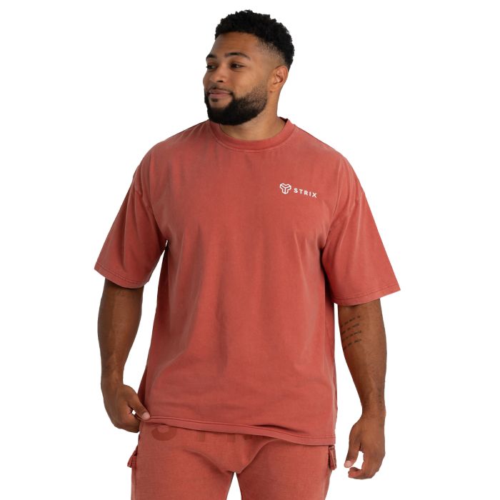 Oversized Tee Washed Terra - STRIX L