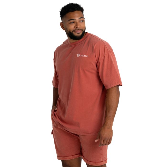Oversized Tee Washed Terra - STRIX L