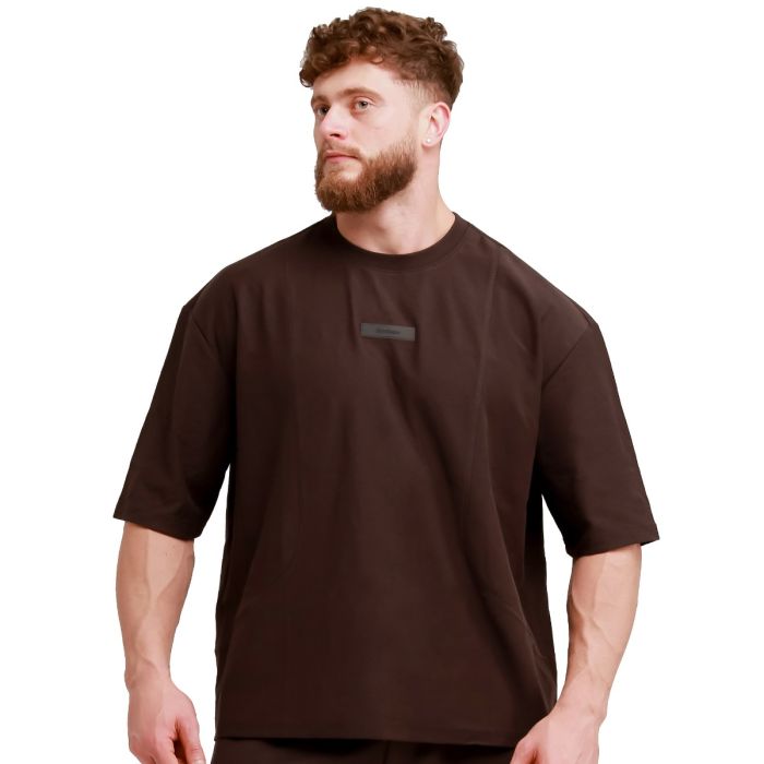 Oversized Unstoppable T-shirt Brown - GymBeam M