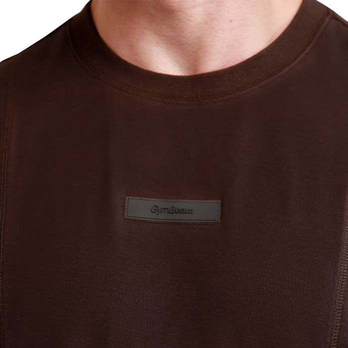 Oversized Unstoppable T-shirt Brown - GymBeam M
