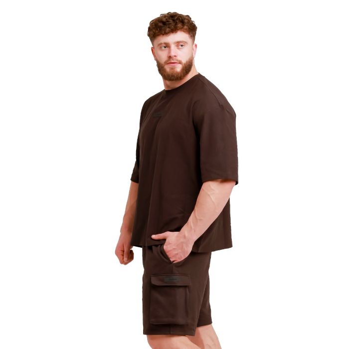 Oversized Unstoppable T-shirt Brown - GymBeam M
