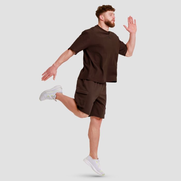 Oversized Unstoppable T-shirt Brown - GymBeam M