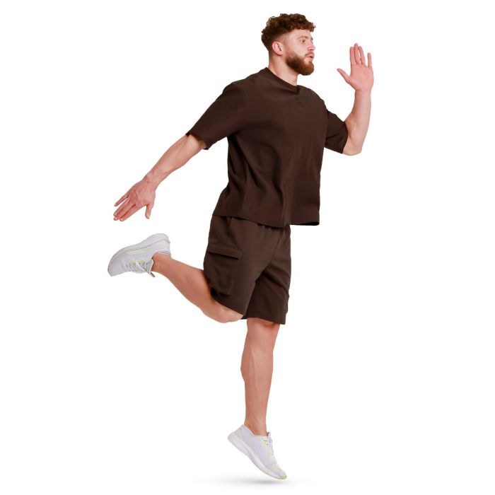 Oversized Unstoppable T-shirt Brown - GymBeam M