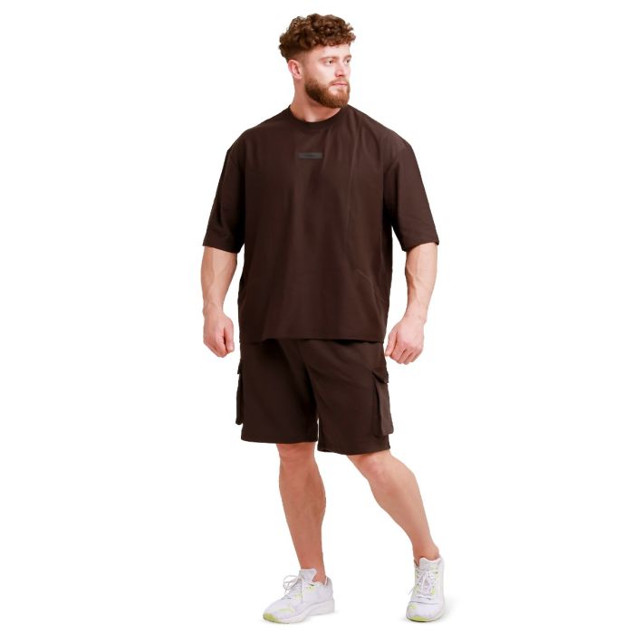 Oversized Unstoppable T-shirt Brown - GymBeam M