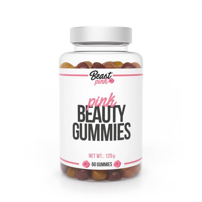 Pink Beauty Gummies - BeastPink starfruit papaya cherry - 60 caps