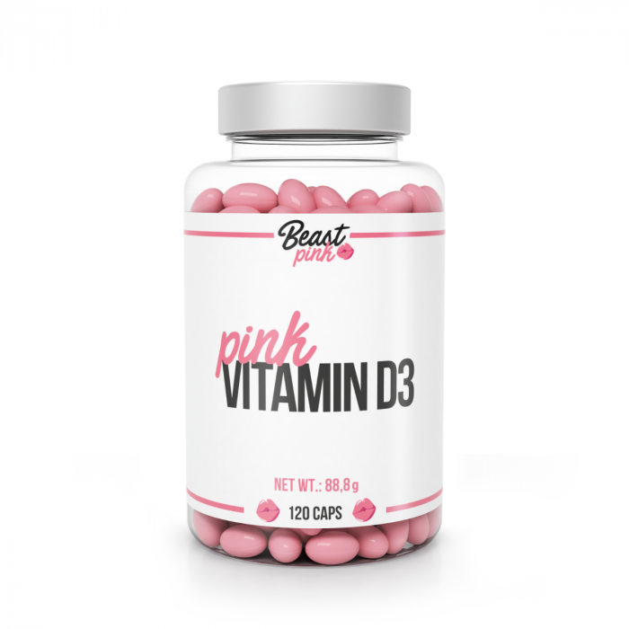 Pink Vitamin D3  - BeastPink 120 caps