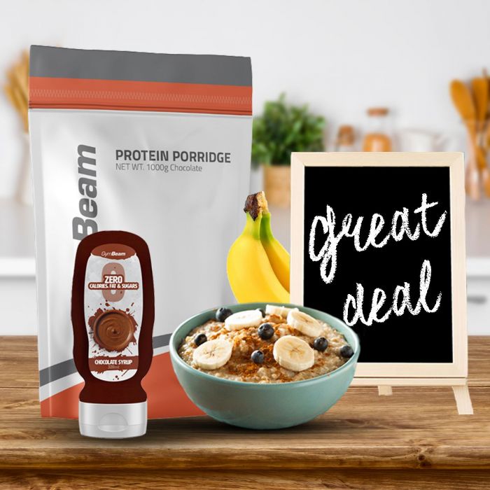Protein Porridge 1000 g - GymBeam 1000 g - cocoa