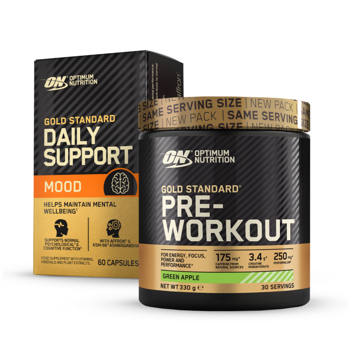 Predtréningový stimulant Gold Standard Pre-Workout - Optimum Nutrition green apple