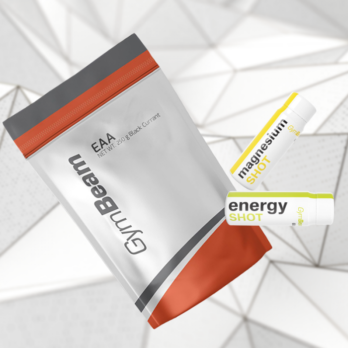 EAA - GymBeam 500 g - lemon lime