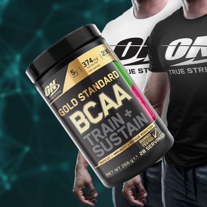 Gold Standard BCAA Train Sustain - Optimum Nutrition strawberry kiwi
