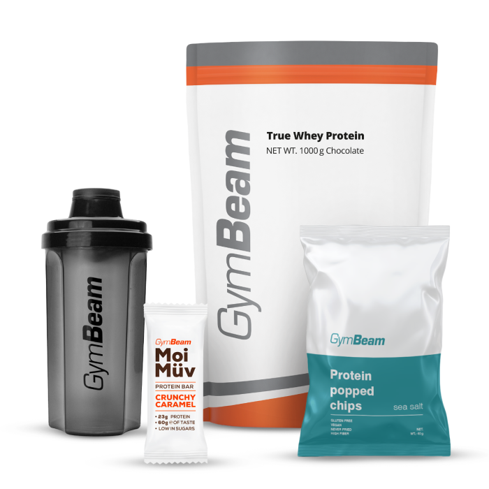 Proteín True Whey - GymBeam 1000 g - white chocolate raspberry - 00