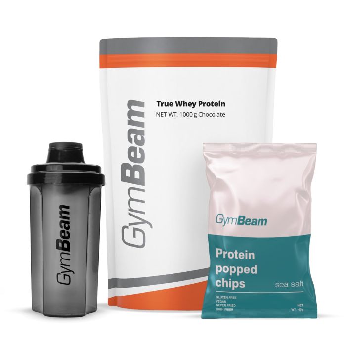 Proteín True Whey - GymBeam 1000 g - white chocolate raspberry - 00