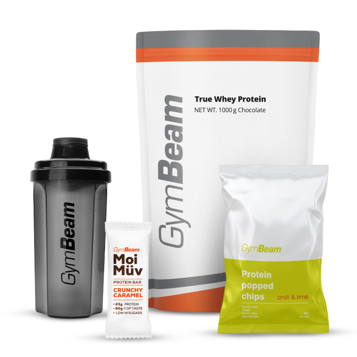 Proteín True Whey - GymBeam 1000 g - white chocolate raspberry - 00
