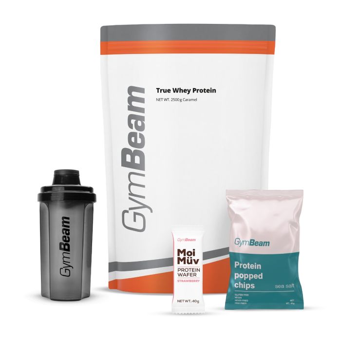 Proteín True Whey - GymBeam 1000 g - white chocolate raspberry - 00