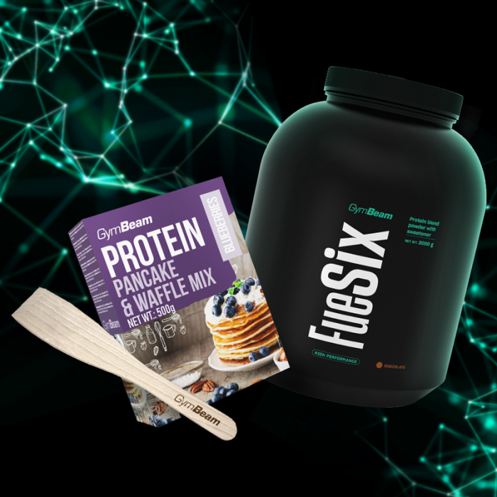 Protein FueSix - GymBeam 2000 g - vanilla