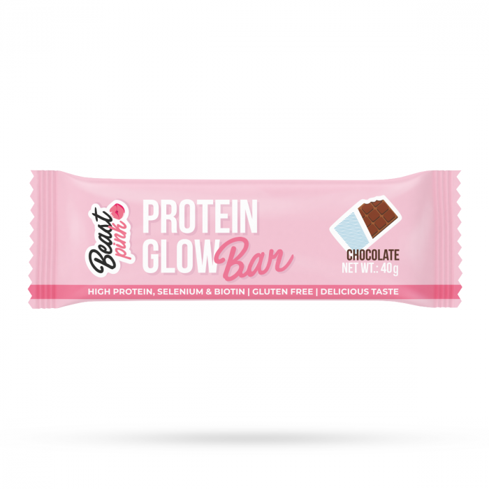 Protein GlowBar - BeastPink 40 g - chocolate
