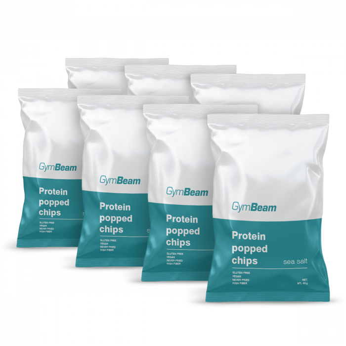 Protein chips - GymBeam 40 g - sea salt