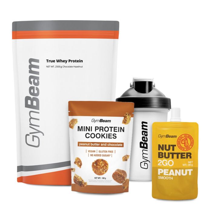Proteín True Whey - GymBeam 1000 g - white chocolate raspberry - 00