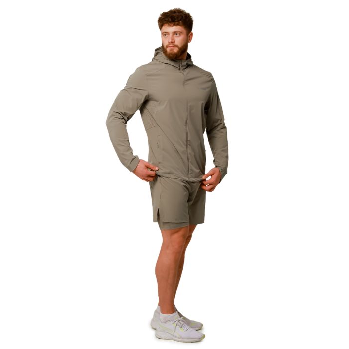 Pulse Running Jacket Vetiver - GymBeam L