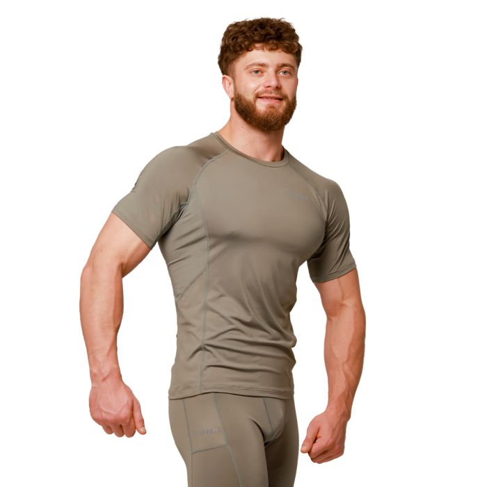 Pulse Running T-shirt Vetiver - GymBeam XL