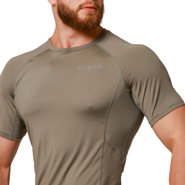 Pulse Running T-shirt Vetiver - GymBeam XL